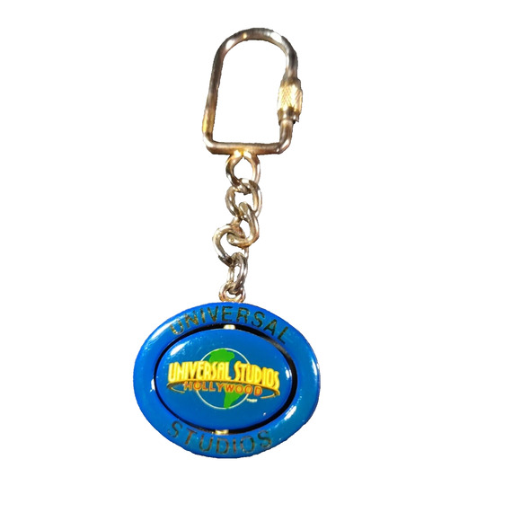 Universal Studios Hollywood Spinner Keychain Blue - Picture 3 of 3